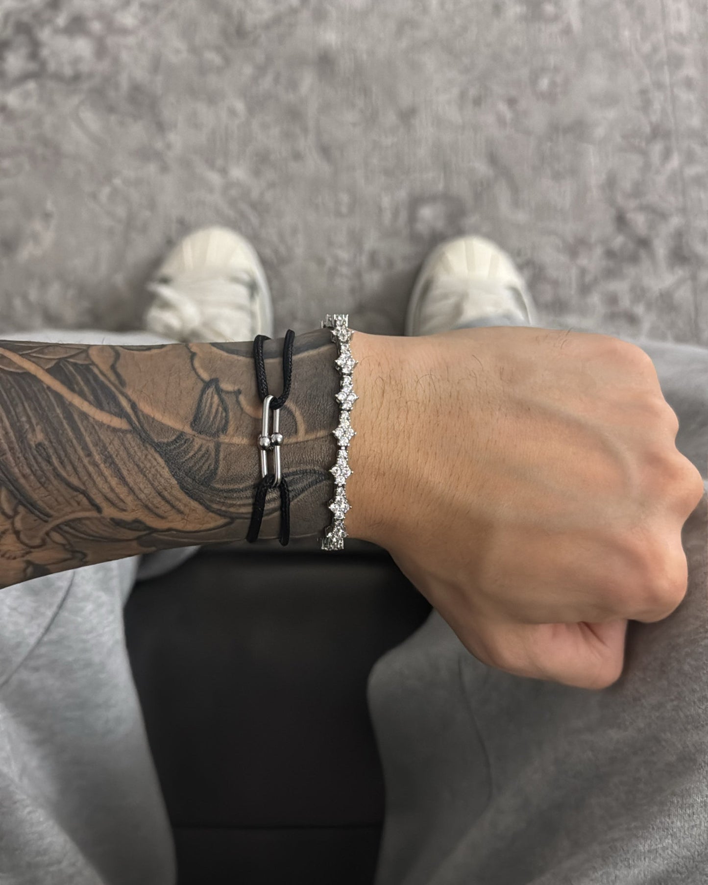 Crystal Cut Silver
