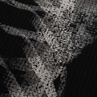 Skeleton Waffle Sweatshirt - Apricot