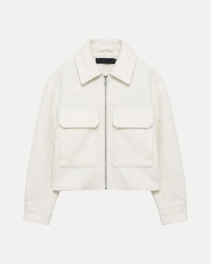 Cropped Wool Jacket