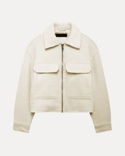 Cropped Wool Jacket