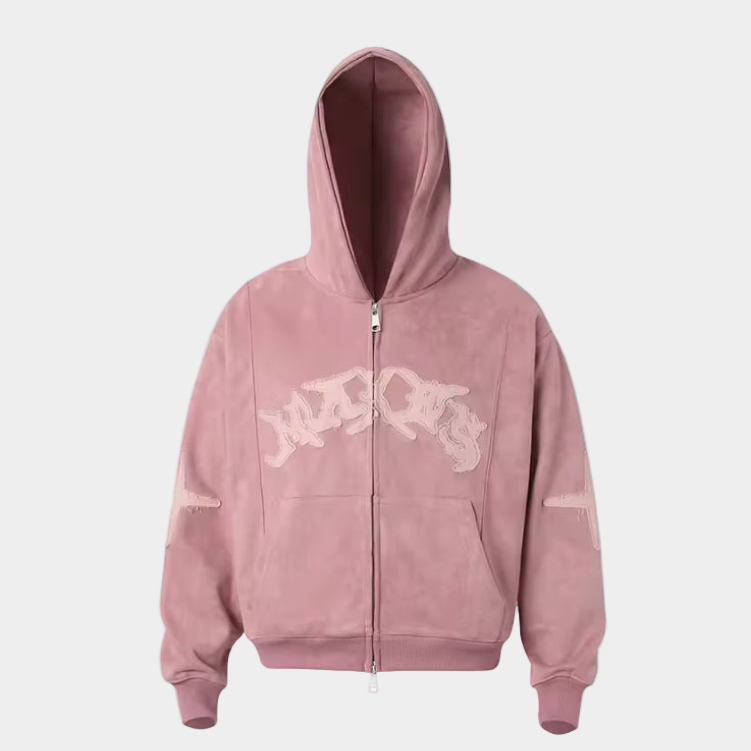 Zip Hoodie Y2K - Black