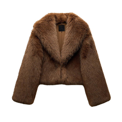 Faux Fur Cropped Jacket