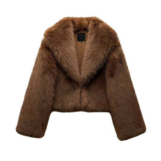 Faux Fur Cropped Jacket
