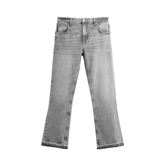 WASHED FLARED JEANS