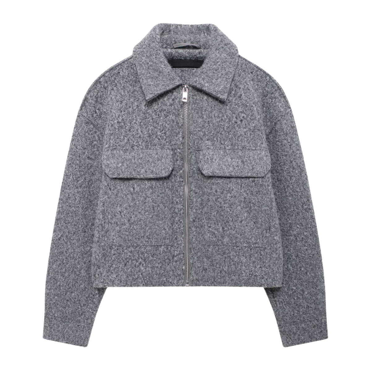 Cropped Wool Jacket