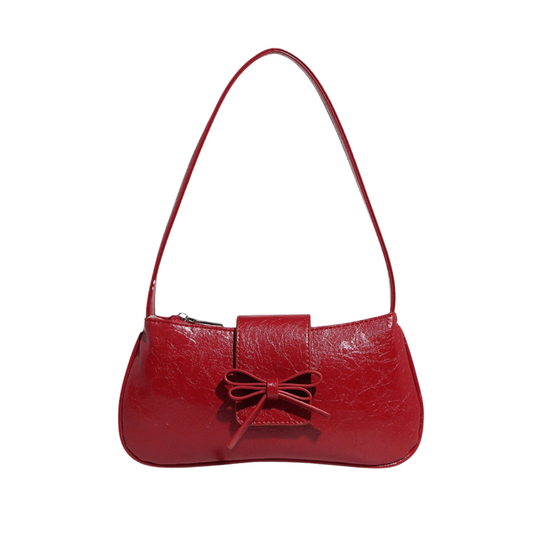 Scarlet Bow Shoulder Bag