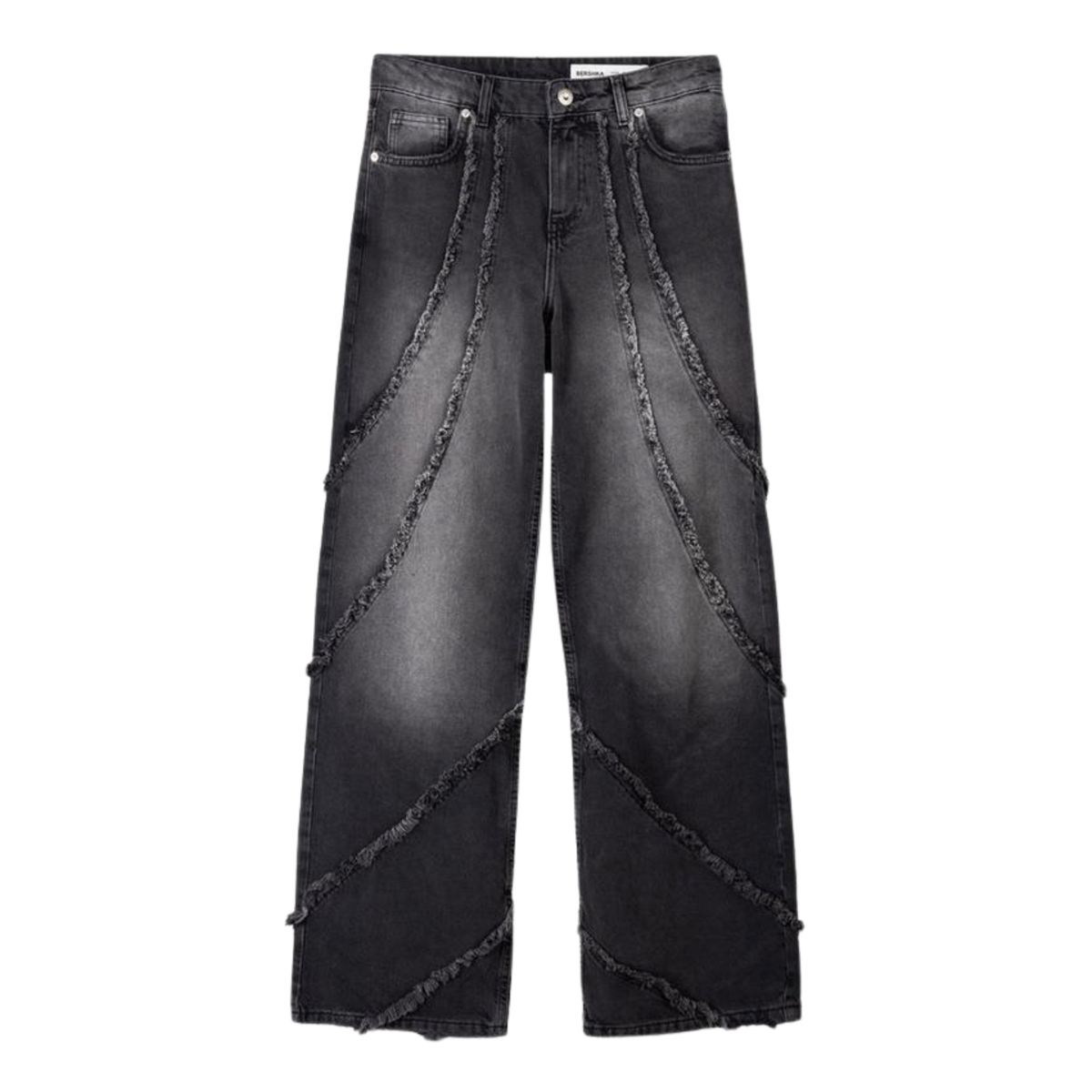 Baggy Jeans with Tassels