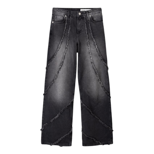 Baggy Jeans with Tassels