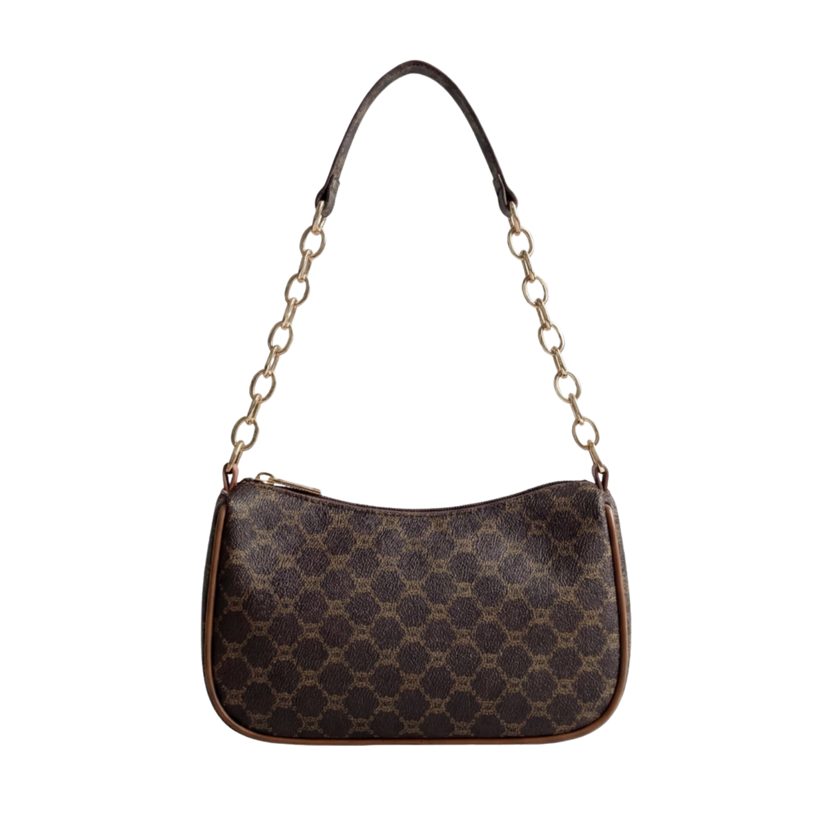 Chain Handle Baguette Bag