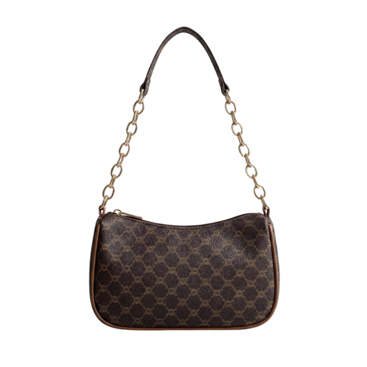 Chain Handle Baguette Bag