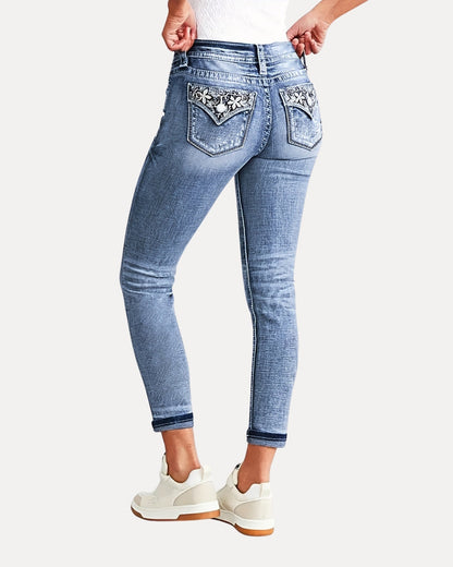 Midnight Bloom Jeans