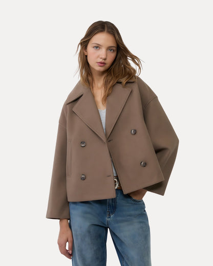Heritage Cropped Wool Coat