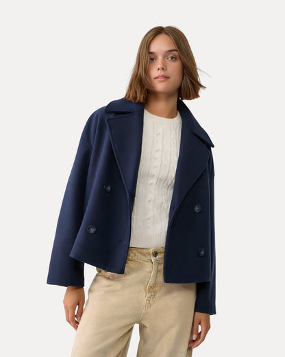 Heritage Cropped Wool Coat