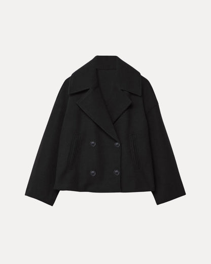Heritage Cropped Wool Coat
