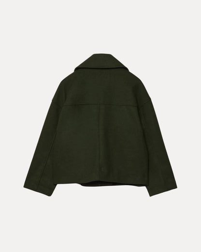 Heritage Cropped Wool Coat