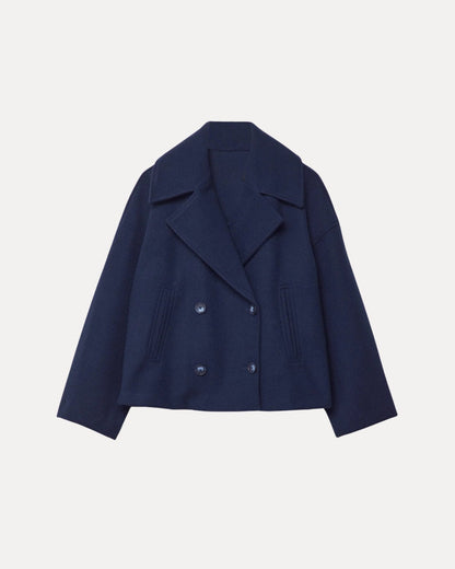 Heritage Cropped Wool Coat