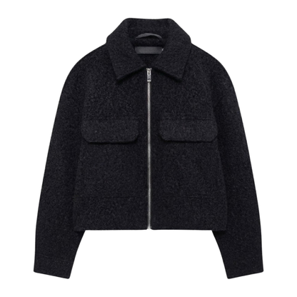 Cropped Wool Jacket