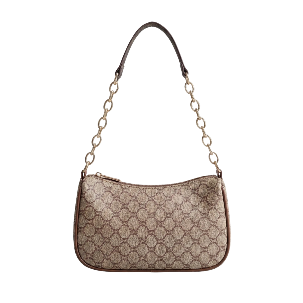 Chain Handle Baguette Bag