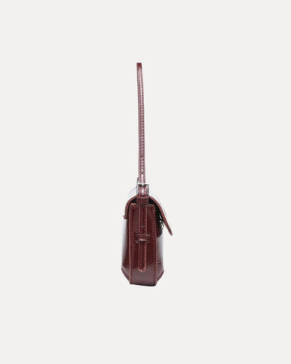 Slim Flap Shoulder Bag
