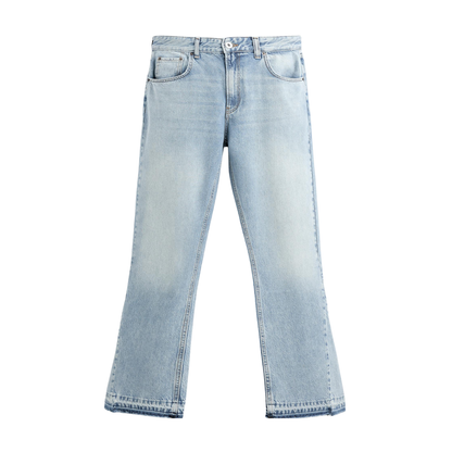 WASHED FLARED JEANS