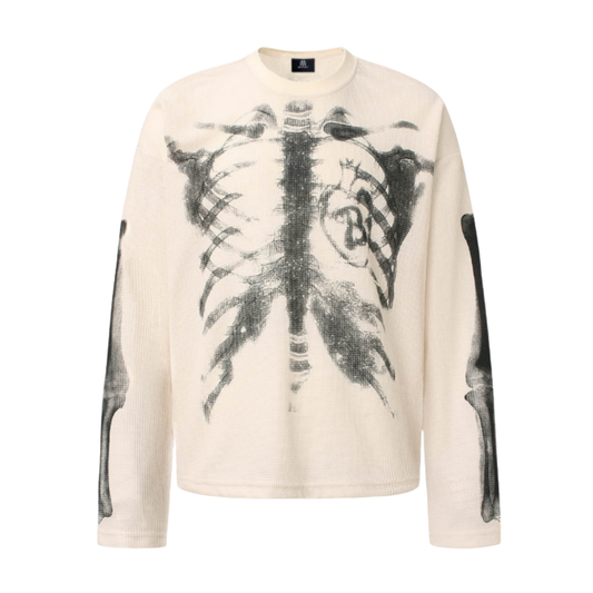 Skeleton Waffle Sweatshirt