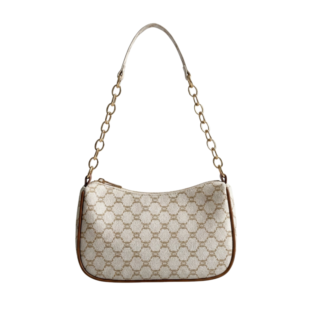 Chain Handle Baguette Bag