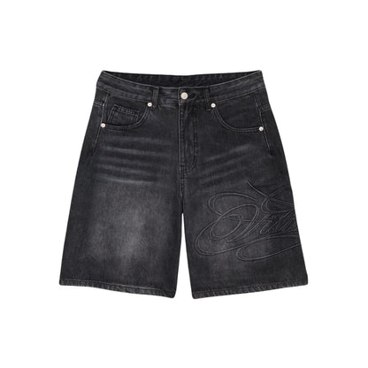 ORLINO - SCRIPT DENIM SHORTS