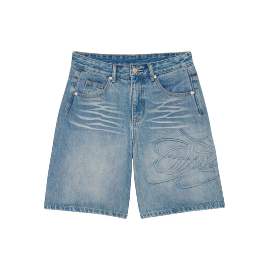 ORLINO - SCRIPT DENIM SHORTS