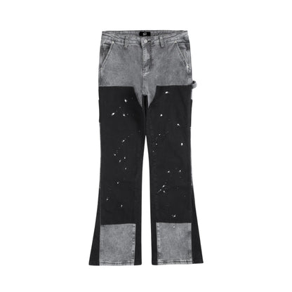 FLARED CARPENTER BLACK & GRAY