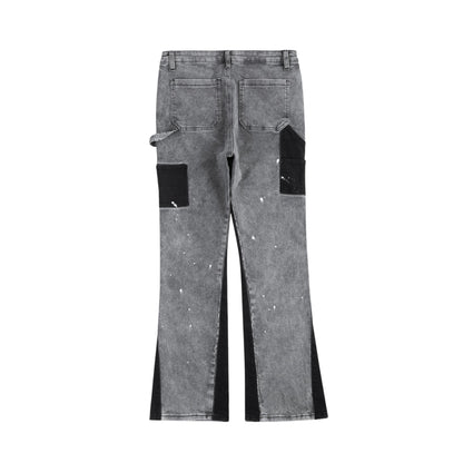 FLARED CARPENTER BLACK & GRAY