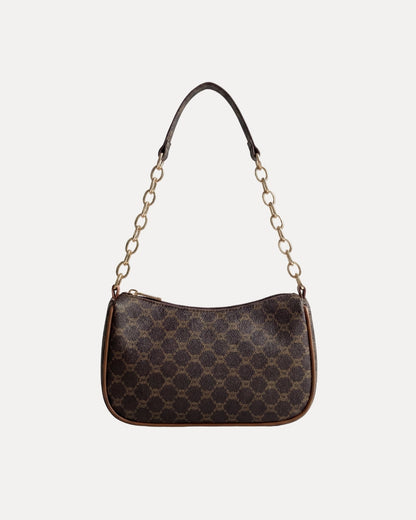 Chain Handle Baguette Bag