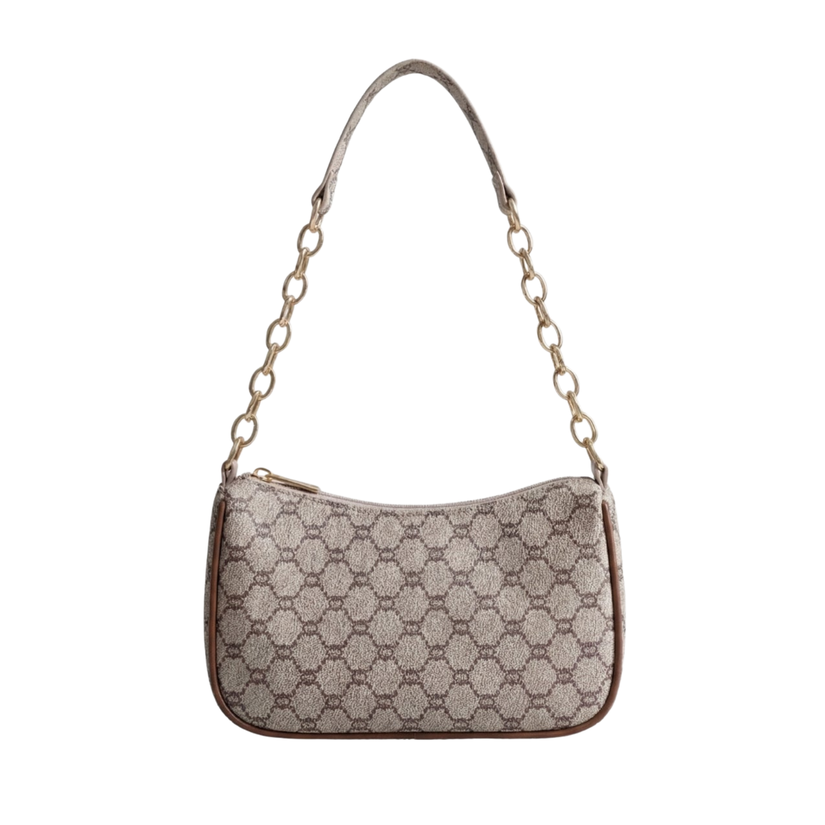 Chain Handle Baguette Bag