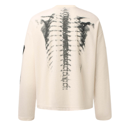 Skeleton Waffle Sweatshirt