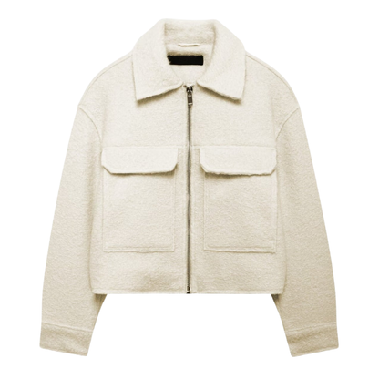 Cropped Wool Jacket