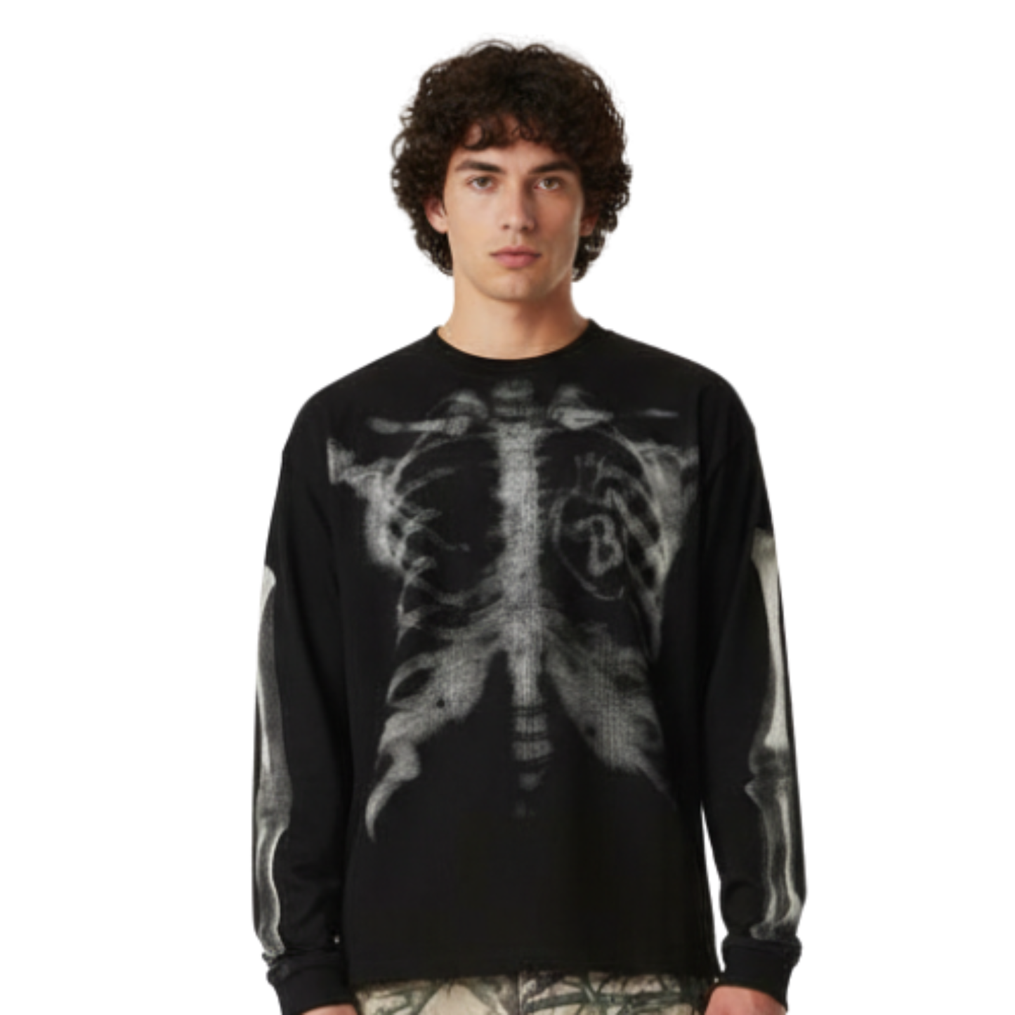 Skeleton Waffle Sweatshirt