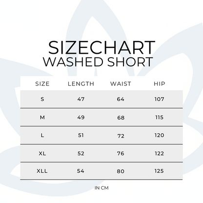 UMBER - WASHED SHORTS