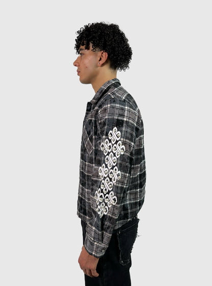 PEARL WASHED FLANNEL DARK