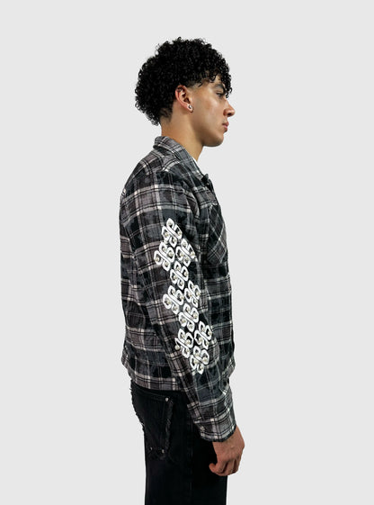 PEARL WASHED FLANNEL DARK